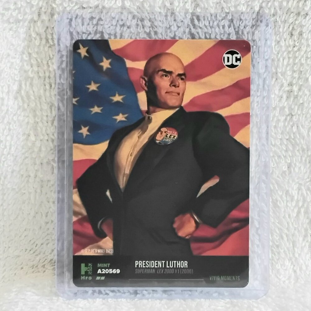 5/$20 Mint 2023 Hro Hybrid President Luthor DC Card A20569!!